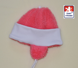 Čepička pro miminko Dětský svět Kamil Lamová jahodová 