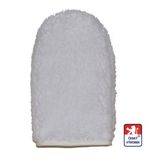 Dětská mycí žínka pro miminka Dětský svět – lamová tvarovaná, bílá 🛁