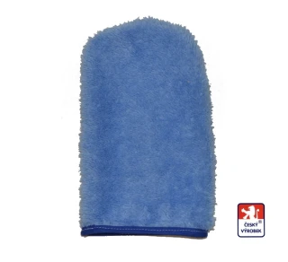 Dětská mycí žínka pro miminka Dětský svět – lamová tvarovaná, modrá 🛁