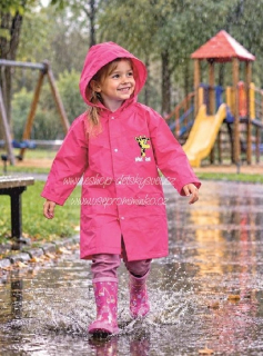 Dětská pláštěnka do deště Viola růžová vel. 100 – pláštěnka pro holky 🌧️👧