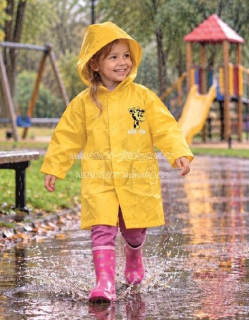 Dětská pláštěnka do deště Viola žlutá vel. 90 – dětská pláštěnka 🌧️💛