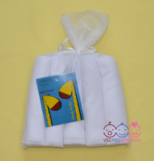 Látkové pleny PREM INTERNATIONAL 70x70 cm prémium extra jemné 5ks v dárkovém balení