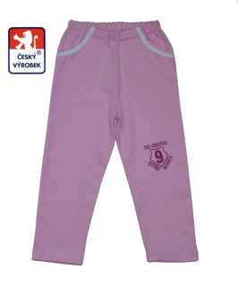 Dívčí tepláčky Dětský svět růžové vel.98 Výprodej