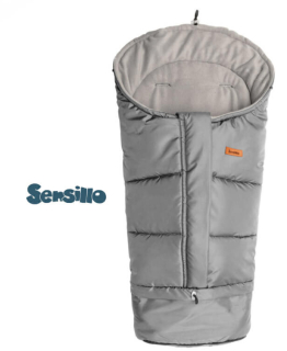 Zimní rostoucí fusak do kočárku Sensillo COMBI 3v1 s POLAR fleecem šedý 👶❄️