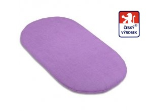 Froté prostěradlo do kočárku Dětský svět fialové