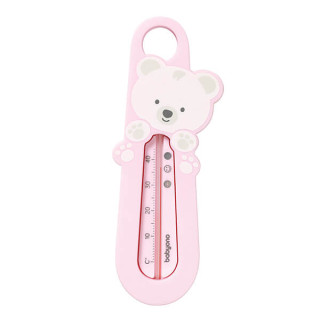 Dětský teploměr do vody a vaničky BabyOno Medvídek – růžový 🐻