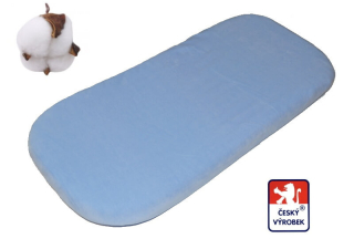 Prostěradlo do kočárku Dětský svět sametové modré