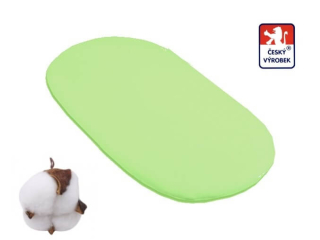 Prostěradlo do kočárku Dětský svět sametové zelené