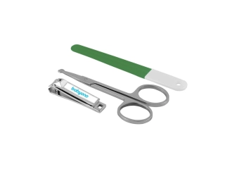 Kojenecká manikúra BabyOno – nůžky, kleštičky a pilník pro bezpečnou péči o nehty miminka ✂️👶