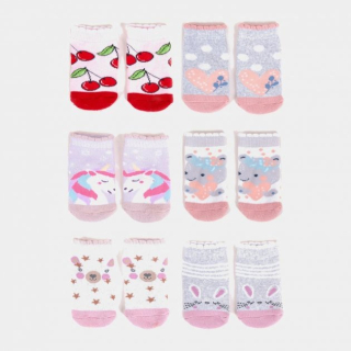 Dětské froté ponožky YO BABY holčičí  velikost 0-3 měsíce