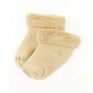 Kojenecké froté ponožky, IRKA, béžové velikost 80/86