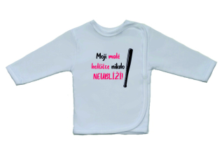Kojenecká košilka s potiskem, Gama, Mojí malé holčičce nikdo neublíží
