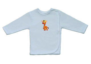 Kojenecká bavlněná košilka pro miminko, Gama, menší Giraffe