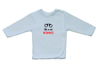 Kojenecká košilka Gama menší nápis Už se mě nezbavíš