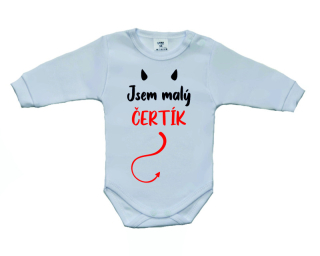 Dětské body s potiskem Gama Jsem malý Čertík