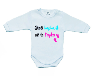 Vtipné dětské body pro holčičku – Stačí kapka už to ťapká 👶🎀