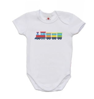 Dětské body, Gama, krátký rukáv Vláček 