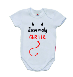 Dětské vtipné body, Gama, krátký rukáv, Jsem malý čertík