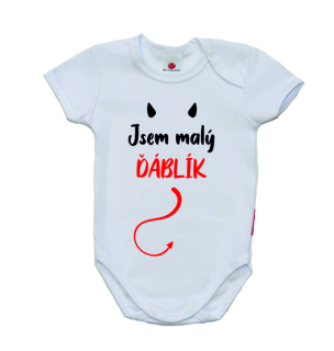 Vtipné dětské body, Gama, krátký rukáv, Jsem malý ďáblík