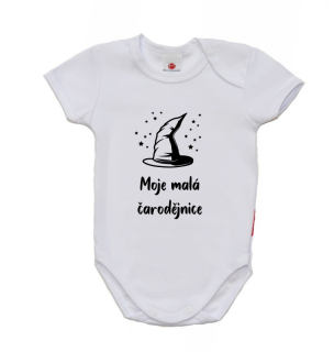 Srandovní dětské body, Gama, krátký rukáv, Moje malá čarodějnice