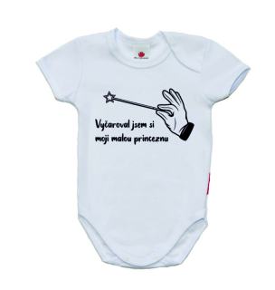 Dětské vtipné body, Gama, krátký rukáv, Vyčaroval jsem si moji malou princeznu