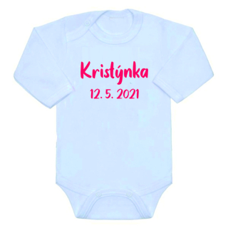 Dětské body se jménem a datem narození Gama