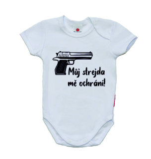 Dětské body, Gama, krátký rukáv, Můj strejda mě ochrání