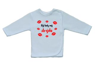 Dětská košilka, Gama, větší nápis Byl tady můj strejda