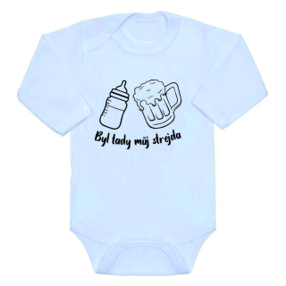 Vtipné body pro miminko Gama malované Byl tady můj strejda