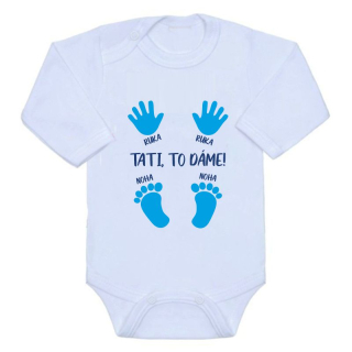 Vtipné body pro miminko Gama Tati, to dáme! chlapecké