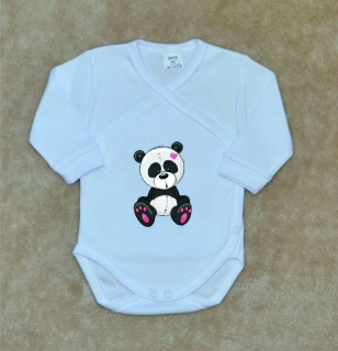 Kojenecké zavinovací body Gama bílé s pandou