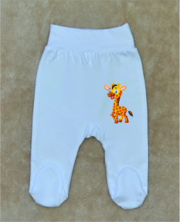 Polodupačky pro miminko Gama bílé giraffe