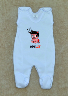Dětské dupačky, Gama, bílé MIMI ŠÉF