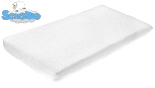 Froté prostěradlo do postýlky Sensillo bílé 