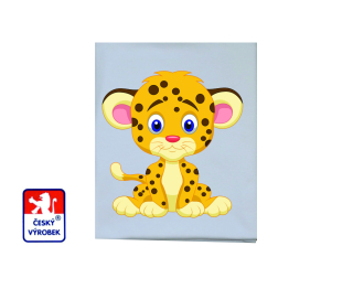 Dětská letní deka Dětský svět bavlněná sedící gepard