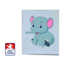 Dětská letní deka Dětský svět bavlněná sedící slon