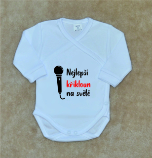 Dětské vtipné body, Gama, bílé zavinovací, křikloun