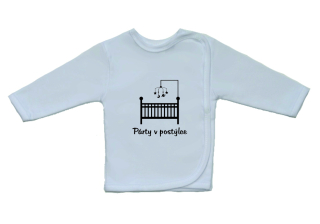 Kojenecká košilka s vtipným potiskem, Gama, párty v postýlce