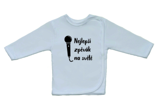 Kojenecká košilka s vtipným potiskem, Gama, zpěvák