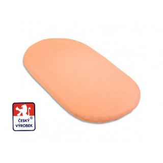 Froté prostěradlo do kočárku Dětský svět pomerančové