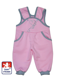 Dětské tepláčky Dětský svět světle růžové s myškou