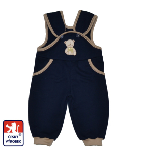 Dětské tepláčky s laclem Dětský svět tmavě modré Teddy