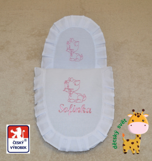 Peřinky na kočárek pro panenky se jménem Dětský svět 