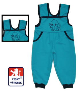 Dětské tepláčky Grande tyrkysové se slonem | Dětský svět