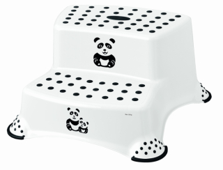 Dvojstupínek pro děti k WC a umyvadlu KEEEPER Panda 🐼👶