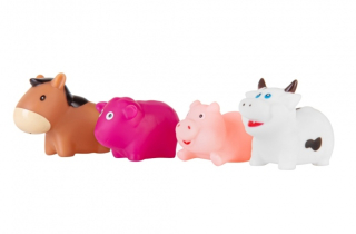 Hračka do koupele Akuku farma – sada 4 ks