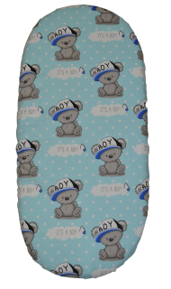 Prostěradlo do kočárku Dětský svět medvídek boy