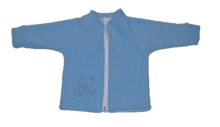 Kojenecký kabátek, Dětský svět, modrý méďa