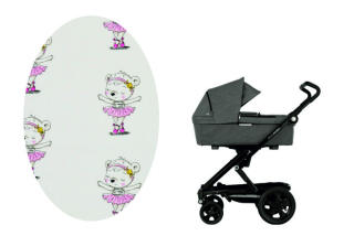 Prostěradlo do kočárku Dětský svět baletka