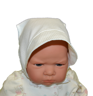 Kojenecká letní čepička Dětský svět krémová karkulka